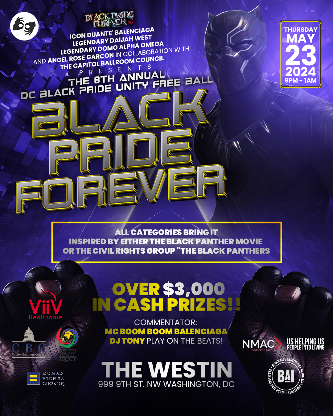 8th Annual DC Black Pride Unity Ball