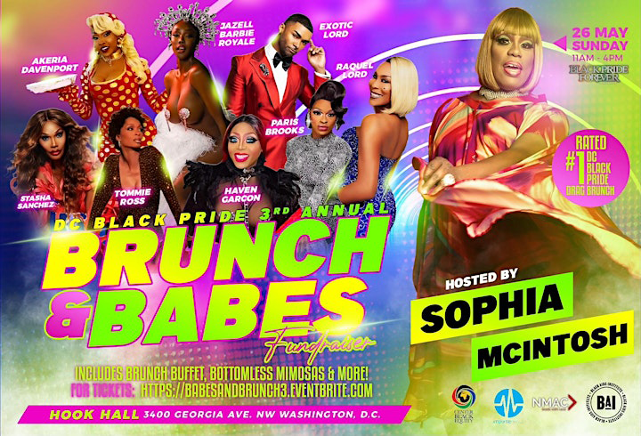 Brunch & Babes: The 3rd Annual DC Black Pride Iconic Drag Brunch