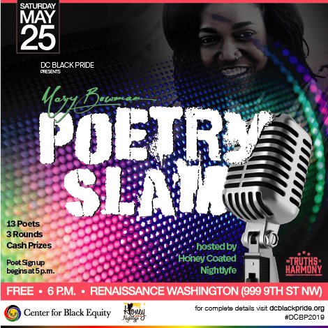 DC Black Pride Mary Bowman Poetry Slam