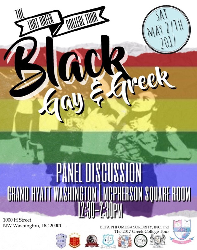 Black, Gay & Greek A Panel Discussion