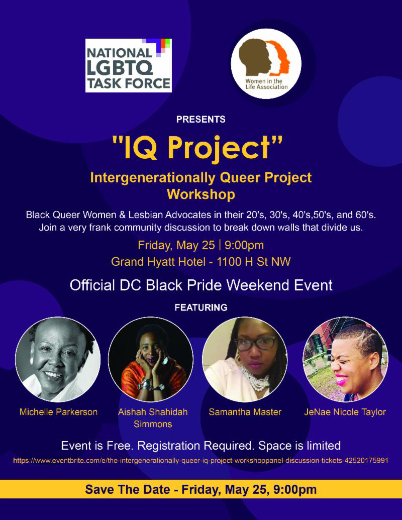 The Intergenerationally Queer (IQ) Project Workshop/Panel Discussion