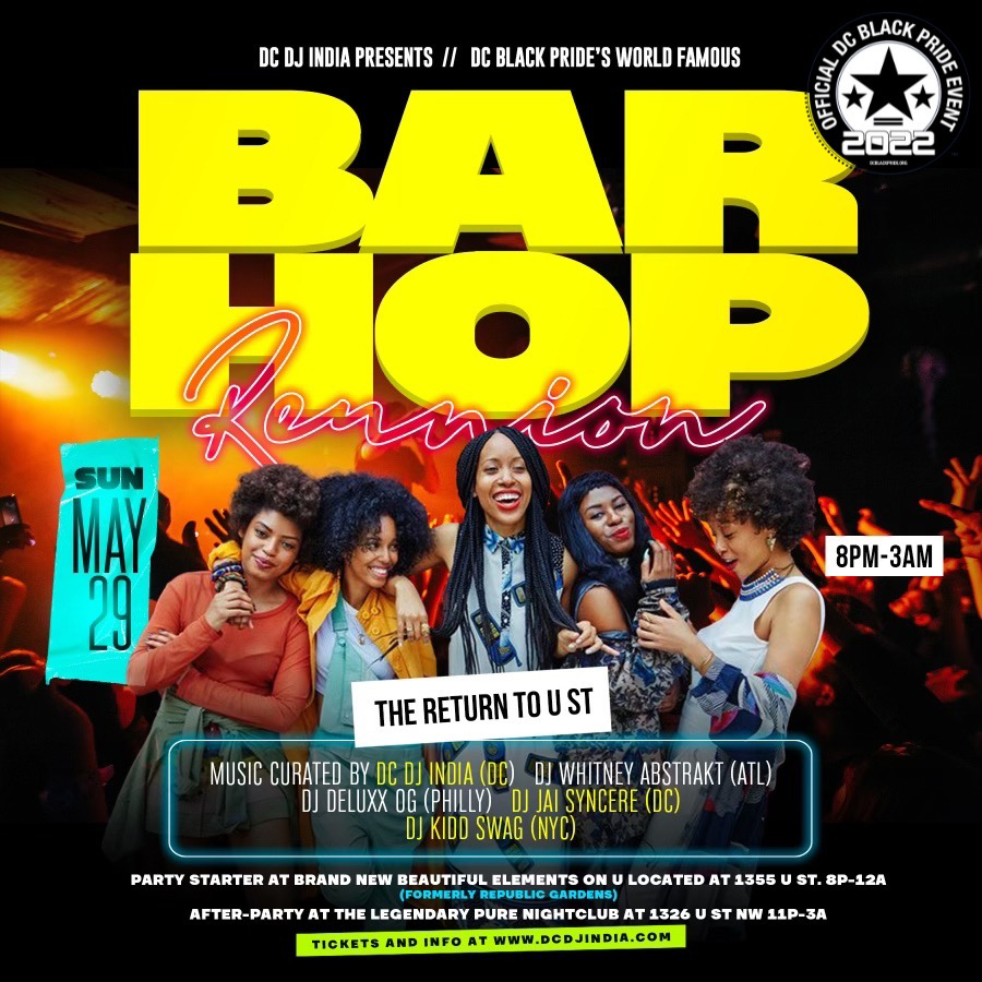 DC Black Pride Ladies Bar Hop Reunion