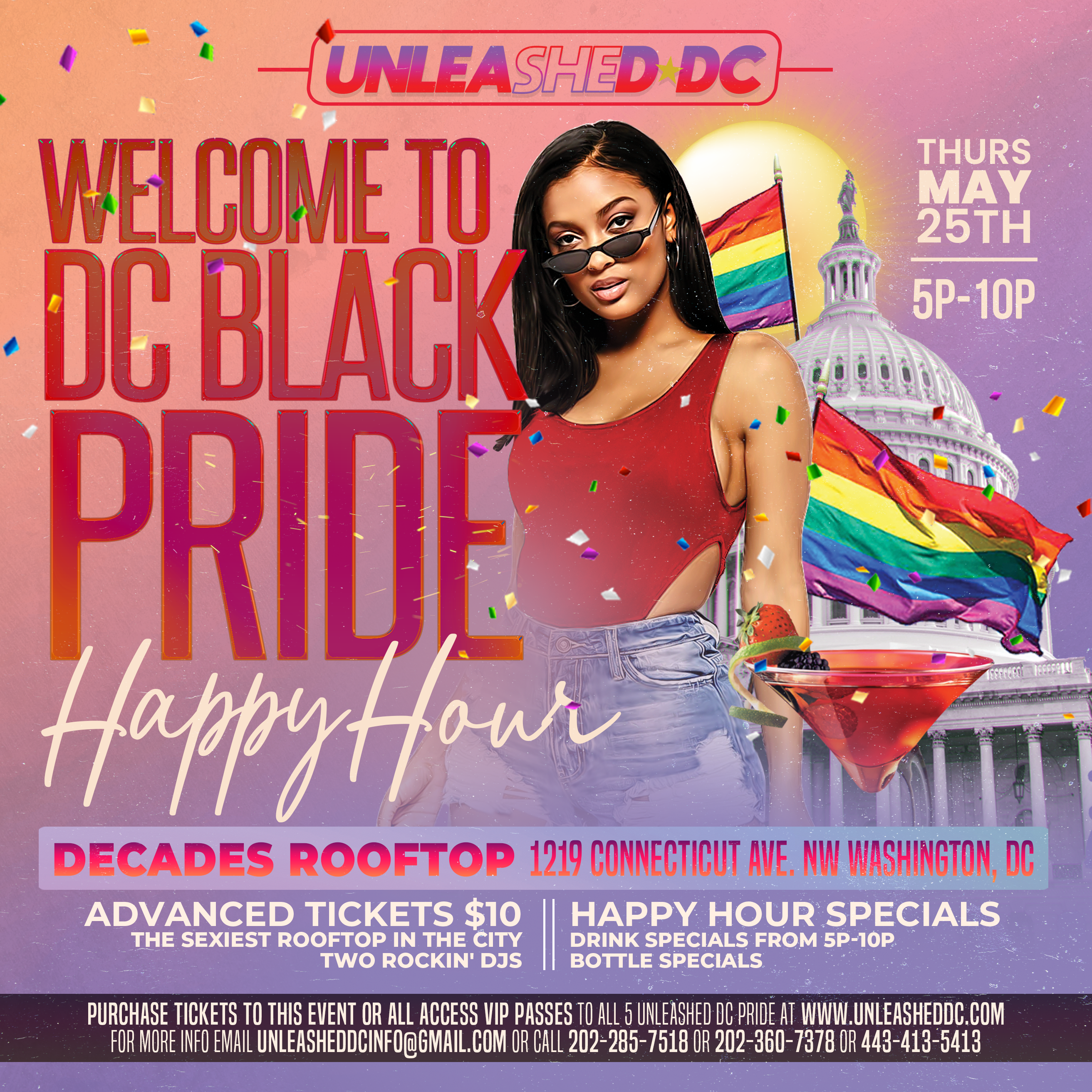 Welcome to DC Black Pride Happy Hour (Unleashed DC Black Pride 2023)