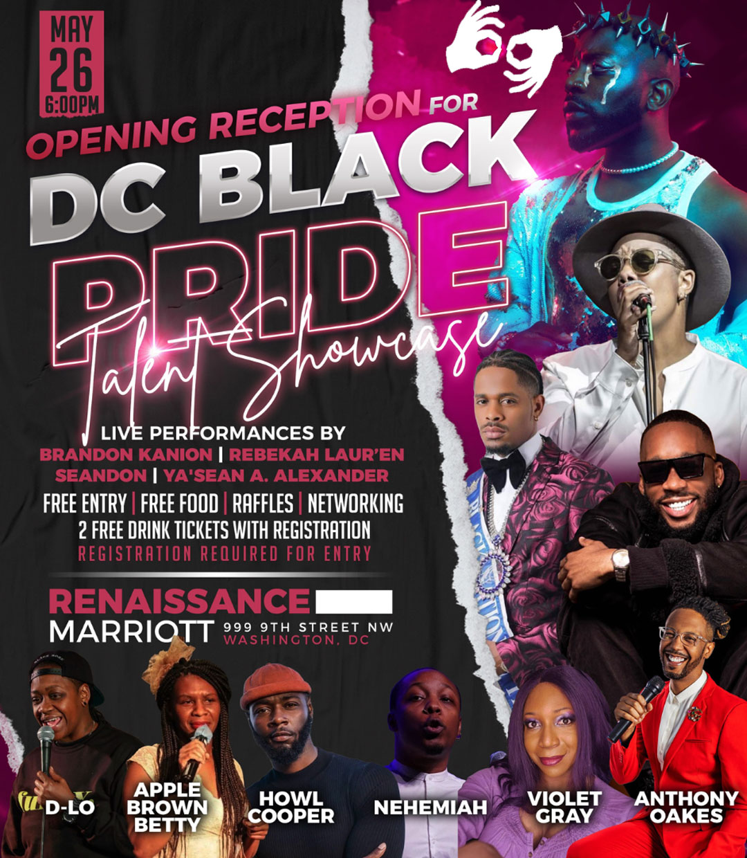 Schedule DC Black Pride 2023