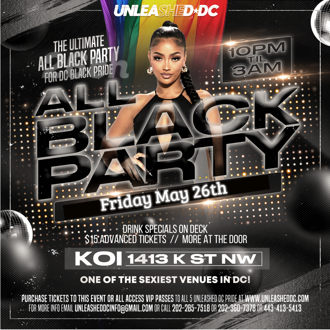 All Black Party (Unleashed DC Black Pride 2023)