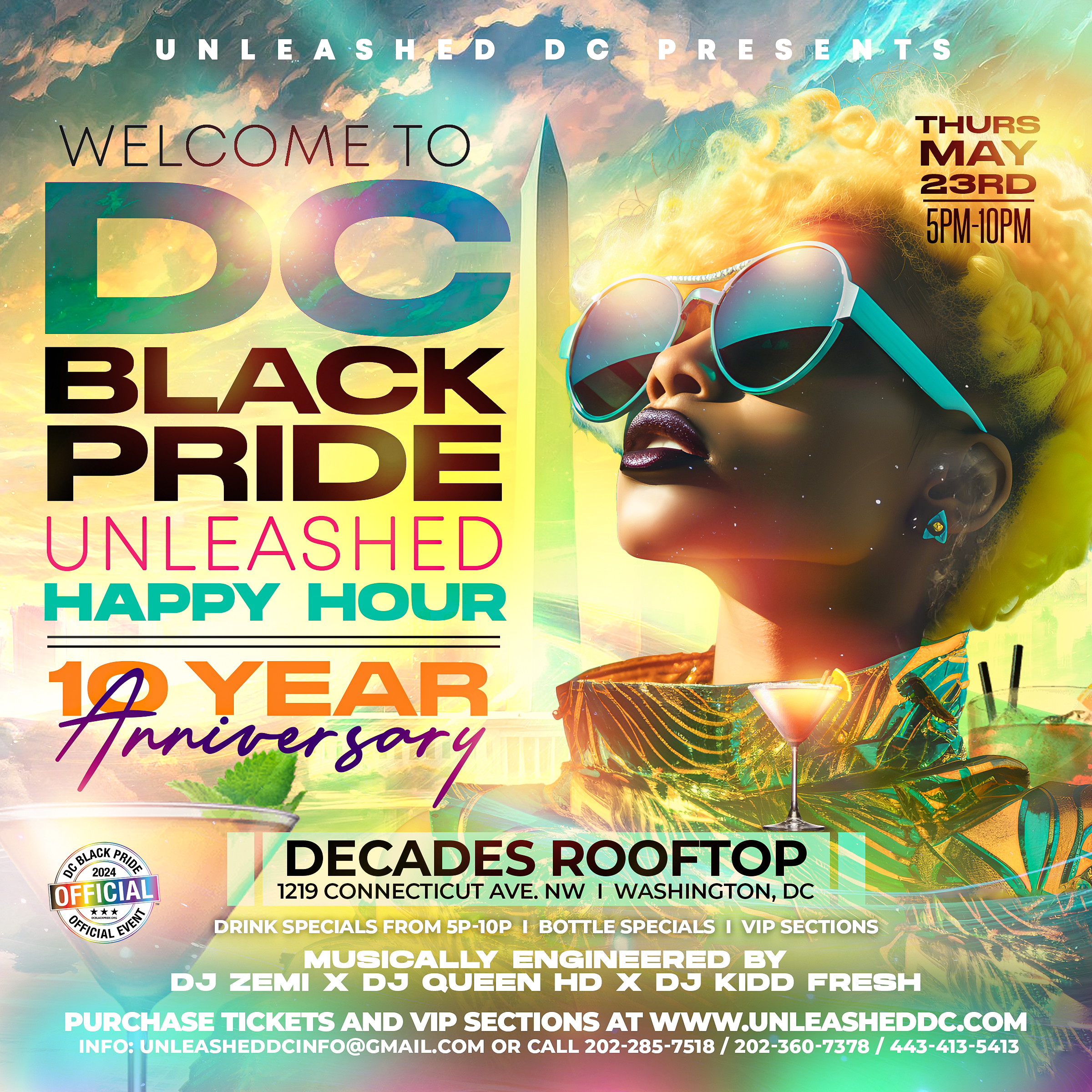 Welcome to DC Black Pride UNLEASHED Happy Hour