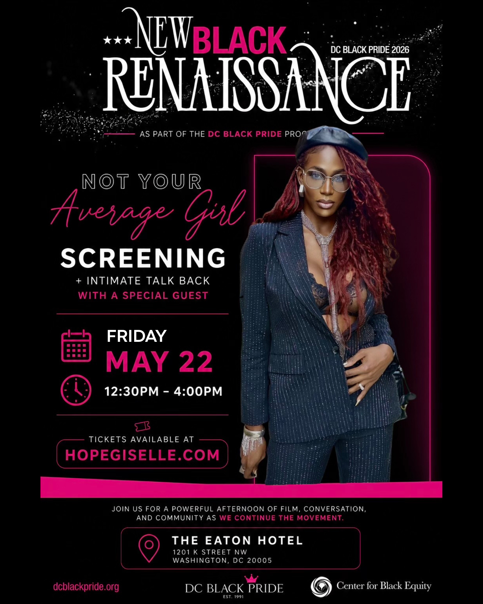 Not Your Average Girl Screening + Intimate Talk Back