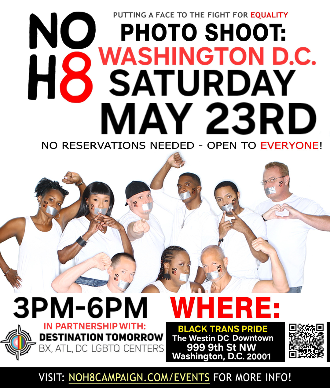 NOH8 Photoshoot: Washingon, DC