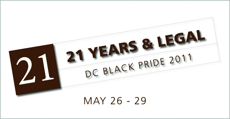 DC Black Pride 2011 theme mark